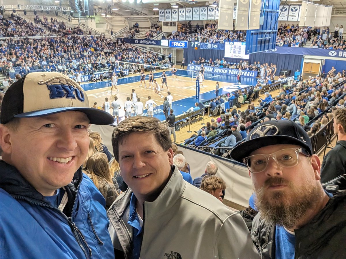 It was a 4 <a href="/BYUCougars/">BYU Cougars</a> sports attendance day for these Cougars fans! From <a href="/BYUSwim_Dive/">BYU Swim and Dive</a>, to cheer on our niece, to <a href="/byuwtennis/">BYU Women's Tennis</a> next door, on to <a href="/BYUmvolleyball/">BYU Men’s Volleyball</a> and then finish the night out with <a href="/BYUMBB/">BYU Men's Basketball</a>. <a href="/Spencer_Linton/">Spencer Linton</a> <a href="/jaromjordan/">Jarom Jordan</a> <a href="/BYUSportsNation/">BYUtv Sports Nation</a> <a href="/TomHolmoe/">Tom Holmoe</a> <a href="/scraiganderson/">S. Craig Anderson</a>