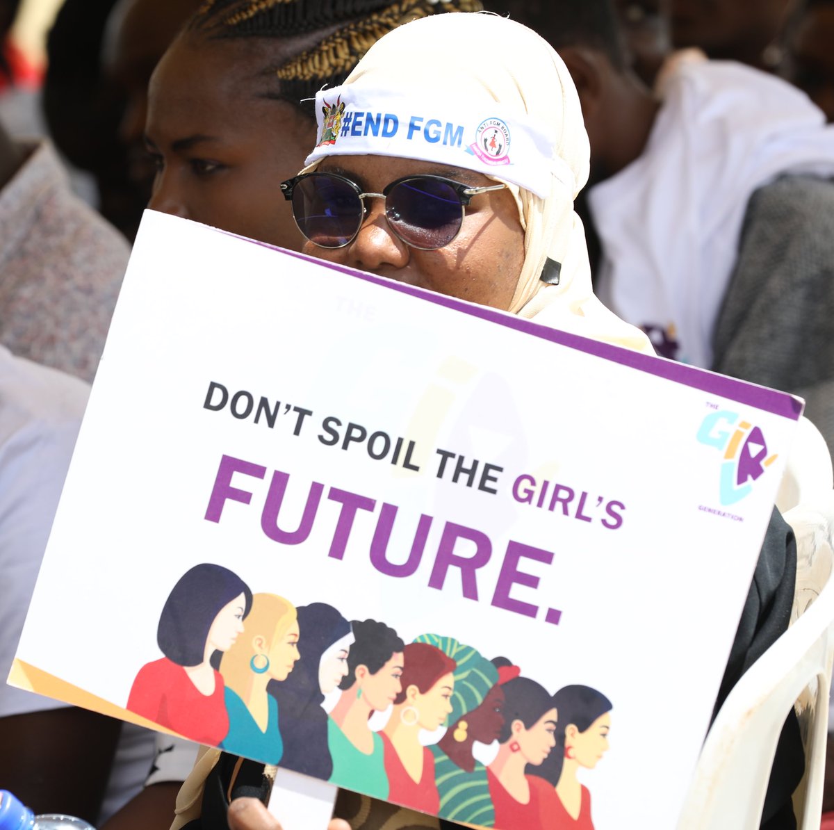 Simple yet powerful message: Don't spoil her future. Let's protect the rights and dignity of every girl. Together, we can create a future free from harm. #EndFGM #ProtectOurGirls 
#HERVOICEMATTERS #ZeroTolerance #HerVoice #EndGBV