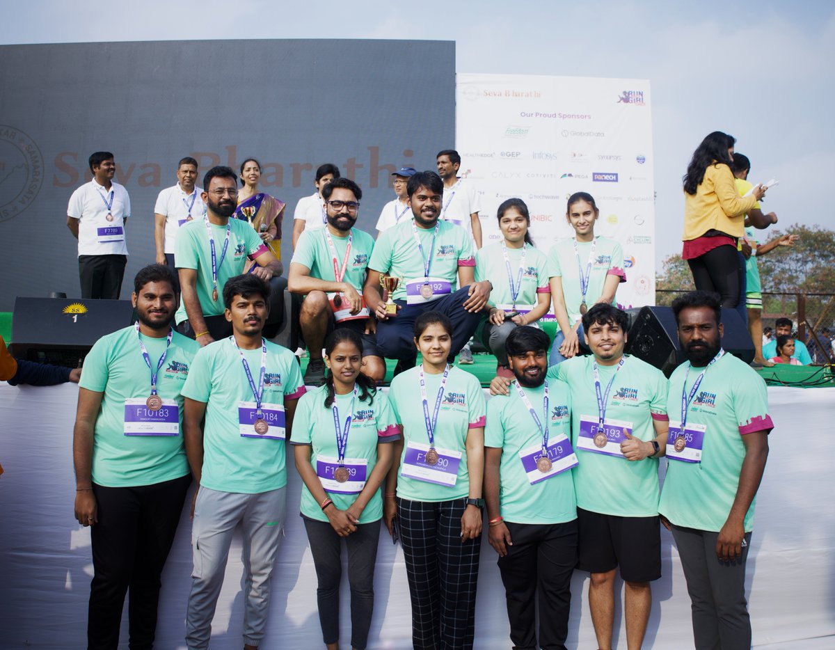digital_ibridge's tweet photo. Successfully accomplished the "Run for a Girl Child" mission!🏃Our goal was to support the education and empowerment of 100,000 girl children.
#iBridgeDigital #iBridge #RunForAGirlChild #EmpowerGirls #EmpoweringGirlChild #GirlChildEmpowerment #RFGC #RunForChange #SevaBharathi https://t.co/hiyNAZG1LX