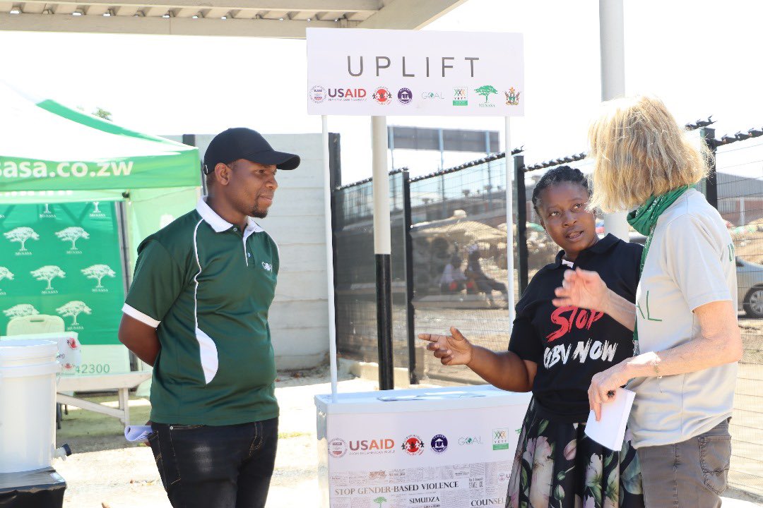 MUSASAZIM's tweet photo. Glad to host @GOALGlobal Deputy CEO, Mary Van Lieshout @ #GBV CLINIC @ #Matapi Clinic in #Mbare, as part of the UPLIFT/SIMUDZA project. The Clinic has responded to over 2000 survivors of GBV in Mbare under UPLIFT. Thanks to @UsaidZimbabwe for the support @GoalZimbabwe https://t.co/HSoH25md9D