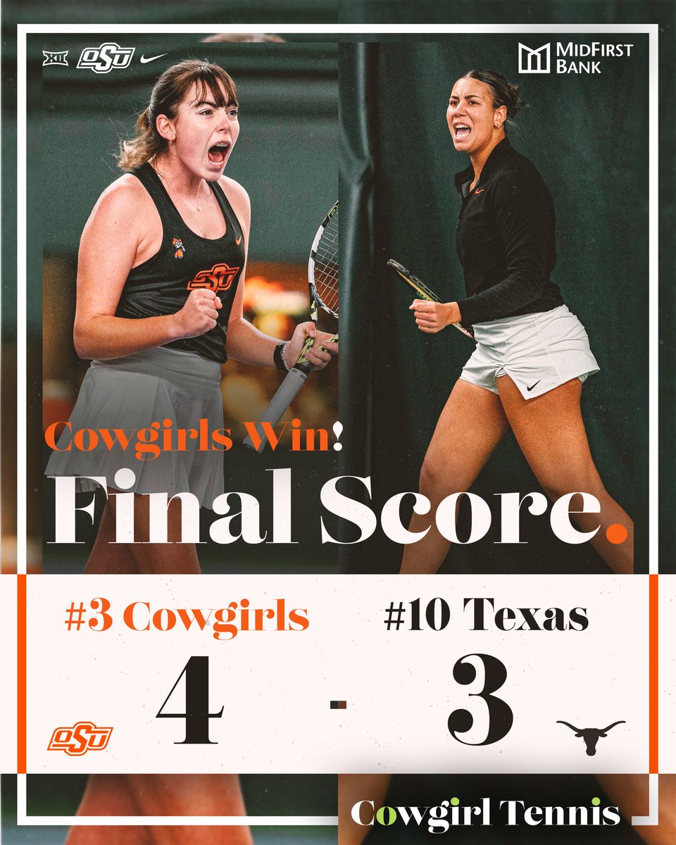 CowgirlTennis's tweet photo. FOUND. A. WAY. 😤

#GoPokes | @MidFirst https://t.co/SWixRAnJZn