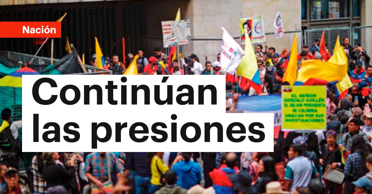 RevistaSemana's tweet photo. El Cric amenazó con “reactivar la minga” si no hay decisión sobre la nueva Fiscal.
https://t.co/KzmCmcsava https://t.co/lTCJiAPYff
