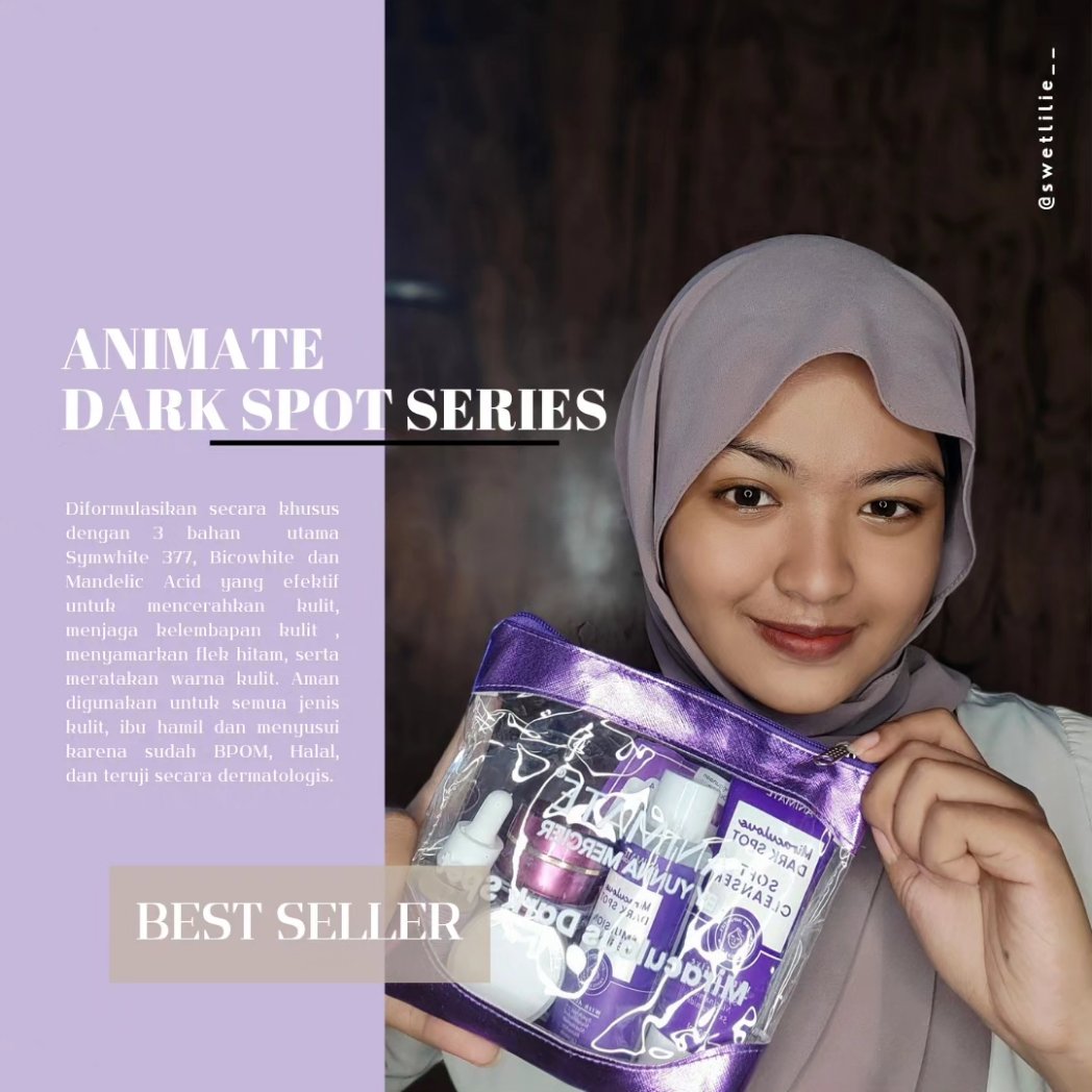 larashere__'s tweet photo. Saatnya say Bye-Bye Dark Spot, Miracle is Possible with @animateofficial.id
#cantikgaharusmahal #hidupkancantikmu
#MiracleIsPossible https://t.co/FO05Lz1CaI