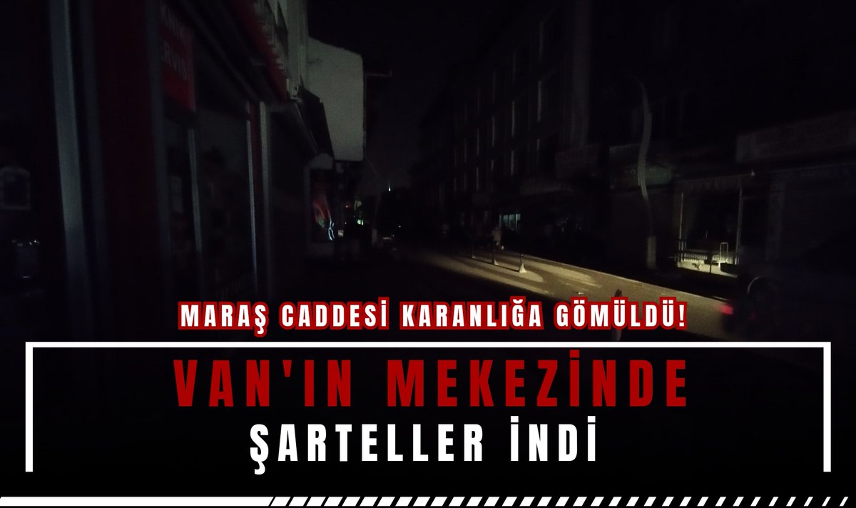 vaninkalbicom's tweet photo. #van Merkezde #Elektirik Kesintisi. Maraş Caddesi Dakikalarca Karanlıklar İçerisinde Kaldı!  https://t.co/pVK76mA2gF https://t.co/kgksCrFMKX