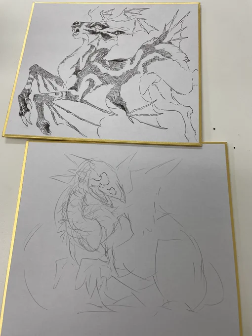 並行して描かせて頂いています #ドラゴンとまぼろしのけもの達展8 