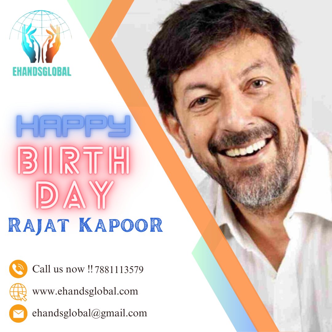 EhandsGlobalGrp's tweet photo. 📷 Happy Birthday Rajat Kapoor! 📷 Wishing you a day filled with joy, laughter, and unforgettable moments! 
#HappyBirthdayRajatKapoor #CelebrationTime #JoyfulMoments #WishingYouHappiness #AnotherYearOfBlessings #CheersToLife #PartyLikeItsYourBirthday #HBD #RajatKapoor https://t.co/k3uHUpOpGA