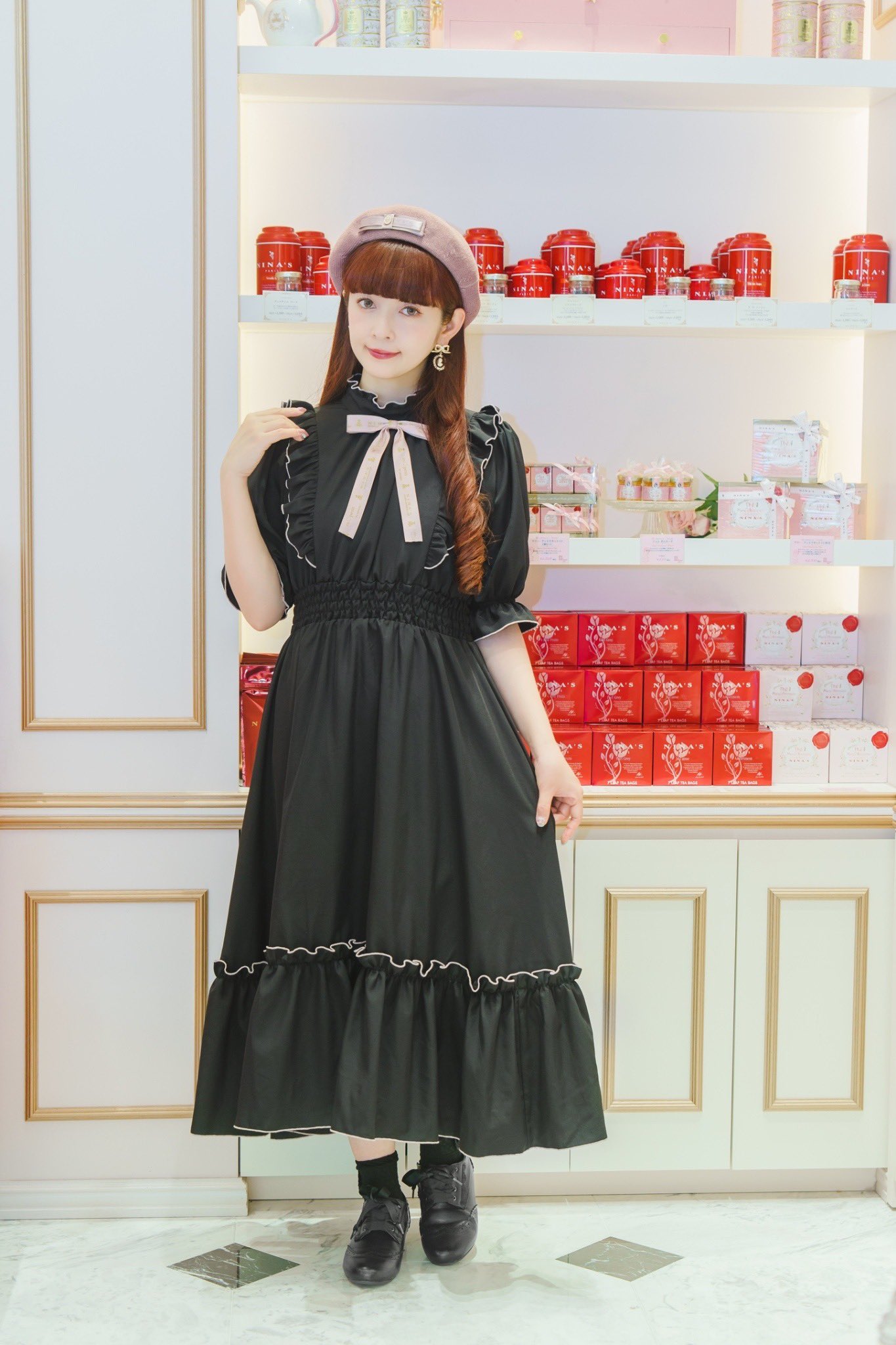 PINK HOUSE リボンたっぷりベスト&青木美沙子さんニナスコラボ