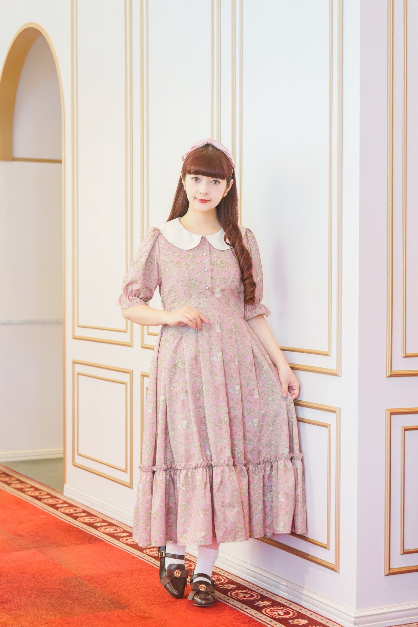 青木美沙子 二ナス ワンピース