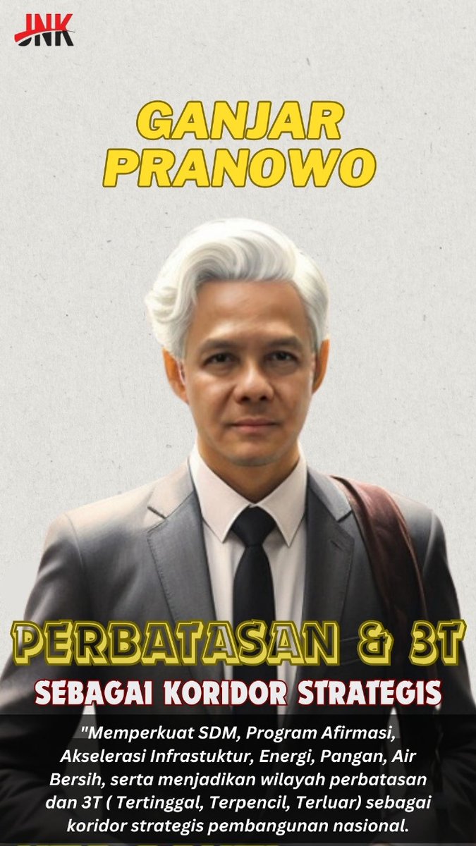 albertanicete's tweet photo. Dengan kebijakan progresif, Ganjar Pranowo akan mendorong partisipasi aktif masyarakat dalam proses pembelajaran seumur hidup.
JaringanUmat Yakin03
 #JNKPilihGanjar 
#JNK #GanjarPranowoPilihanUmat #GanjarMahfudRebound https://t.co/fhR8q4QP2Z