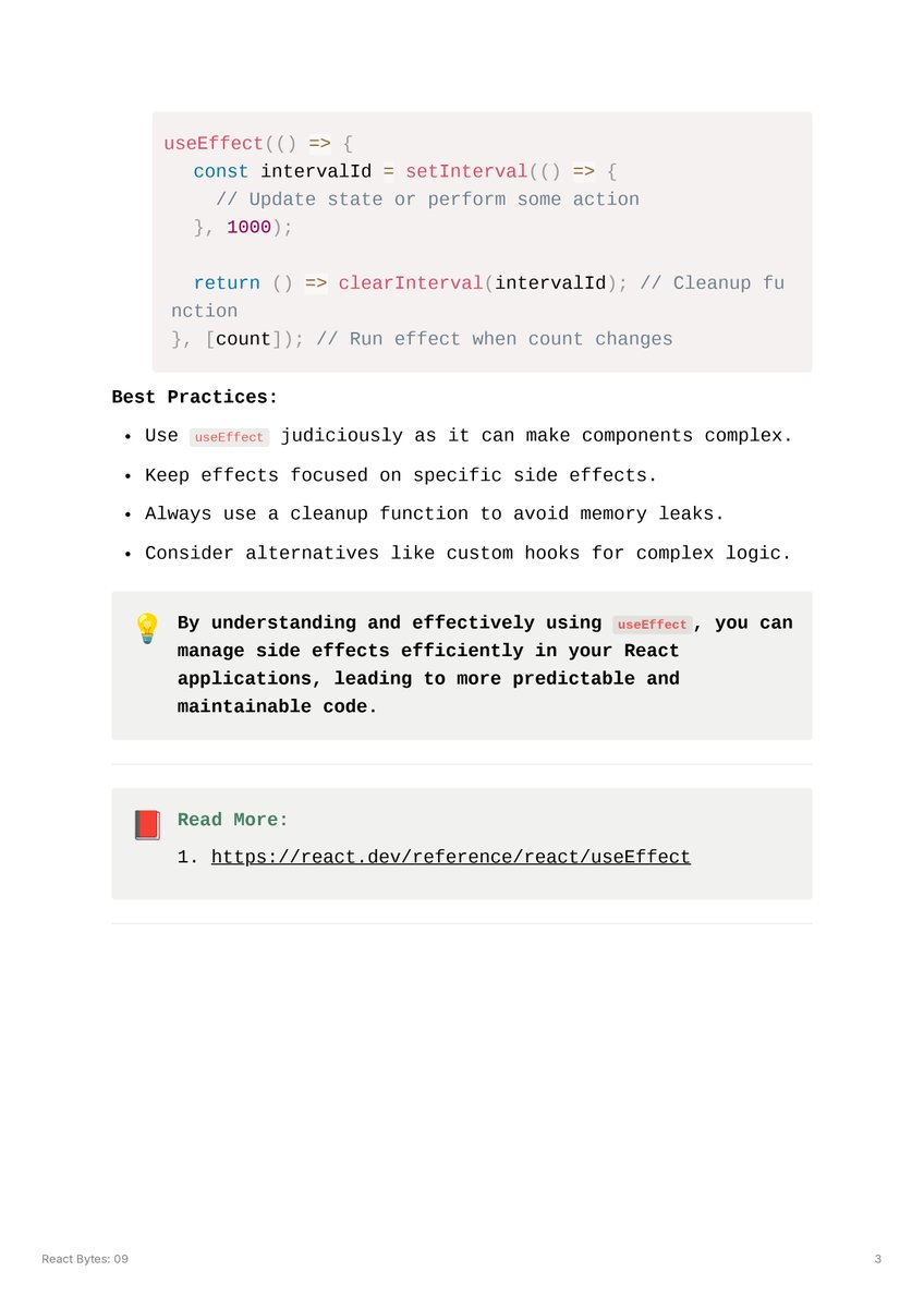 irahuldutta02's tweet photo. 💻 Learning in Bytes 😉 
💡 React Bytes:  09 -  A Comprehensive Discussion of the useEffect Hook in React

#learningInBytes #reactBytes 
@isanketsingh https://t.co/nPBKWhvvWj