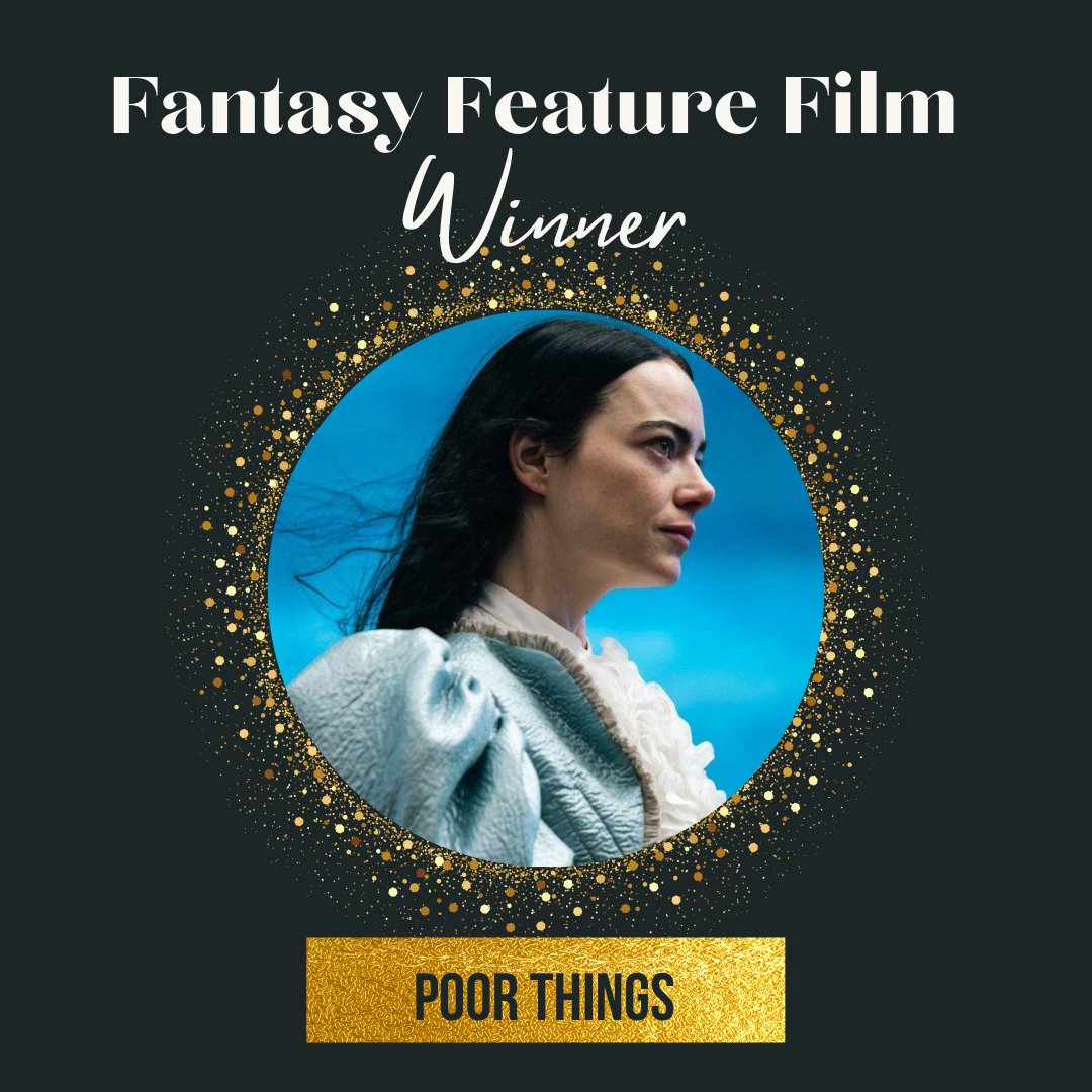 ADG800's tweet photo. Congratulations to the 28th Annual ADG Awards Fantasy Feature Film Winner:

Poor Things 🏆
Production Designers: James Price &amp; Shona Heath https://t.co/S13mJ2Tv61