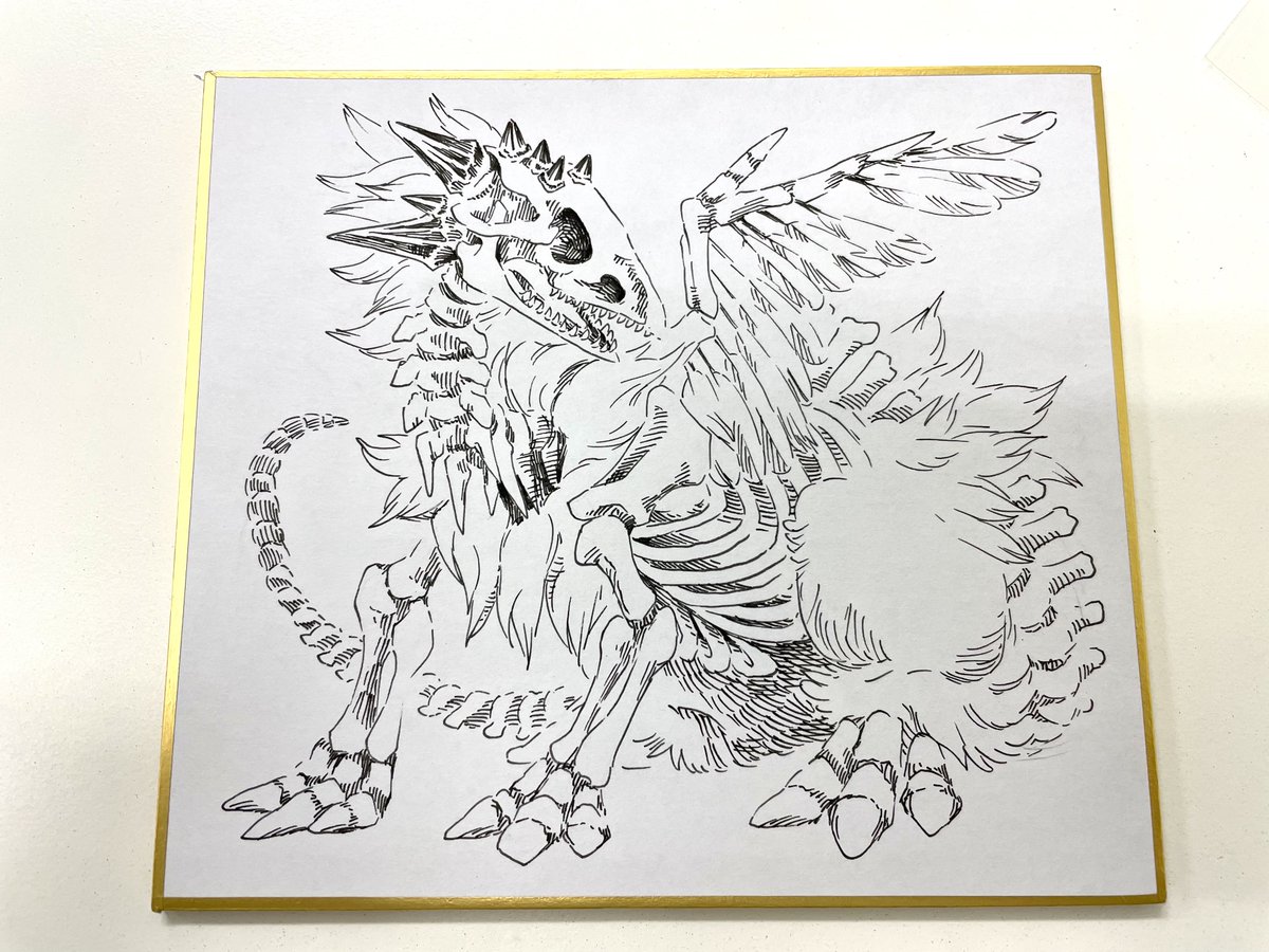 もふもふ&amp;骨のお題でした!ありがとうございます! #ドラゴンとまぼろしのけもの達展8 
