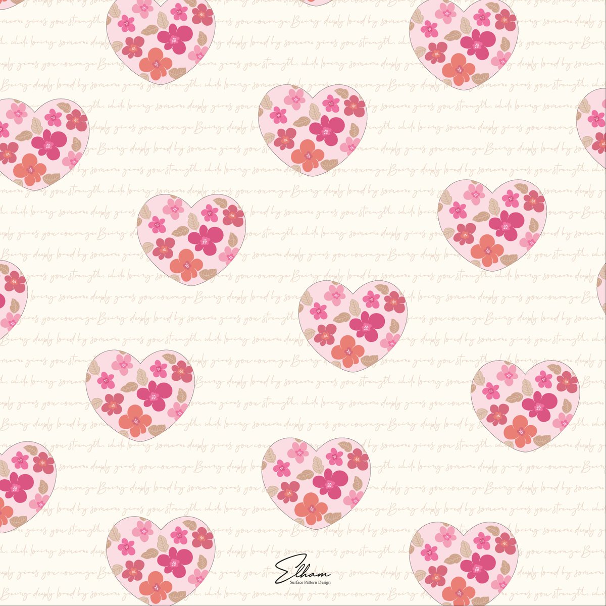 Last part of my surface pattern collection with valentine theme is available. 💕
#ValentinesDay, #fabricdesigner
#surfacepatterndesign
#patterndesigner, #printdesigner
#textileindustry, #textiledesigner
#illustrationartist