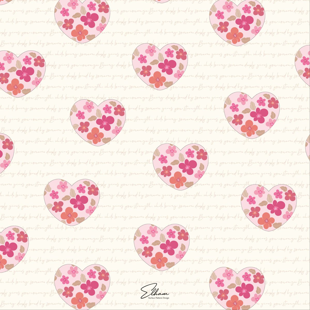 elhamzabihi1368's tweet image. Last part of my surface pattern collection with valentine theme is available. 💕
#ValentinesDay, #fabricdesigner
#surfacepatterndesign
#patterndesigner, #printdesigner
#textileindustry, #textiledesigner
#illustrationartist