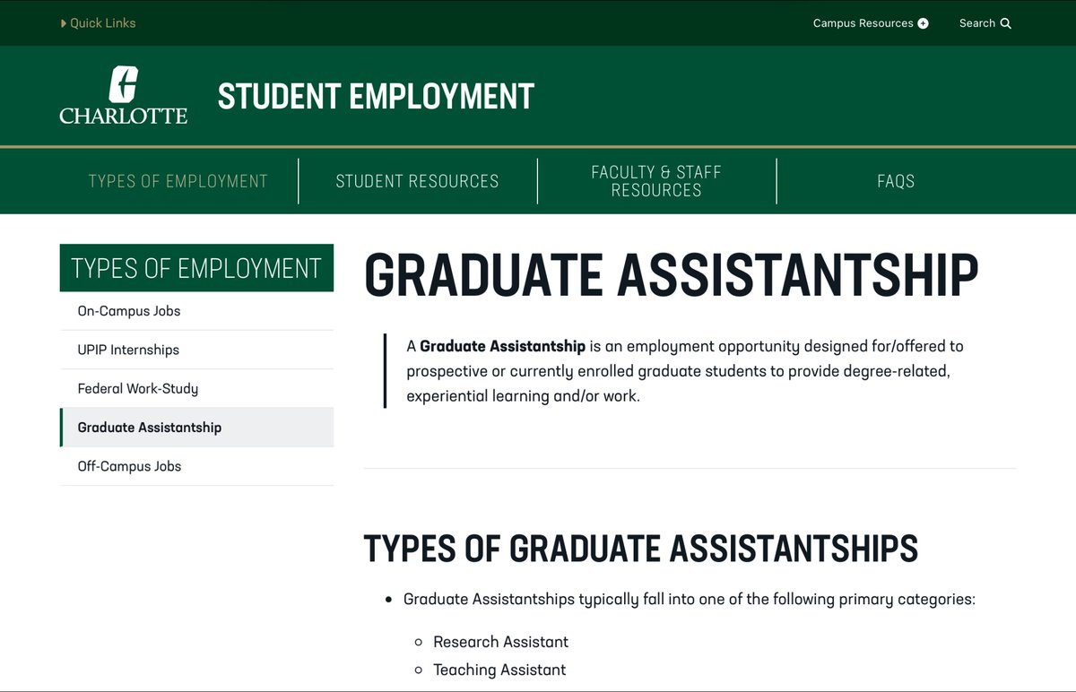 sylviewatikum's tweet photo. STUDY IN THE USA FOR FREE FOR MASTERS AND PhD STUDENTS (GRADUATE ASSISTANTSHIPS) 

A monthly stipend + Tuition fees + Health insurance to University of North Carolina at Charlotte

Deadline: March 1

Want to work with me? I guide you to apply for 3 scholarships. DM for terms https://t.co/kiD1wQdzQU