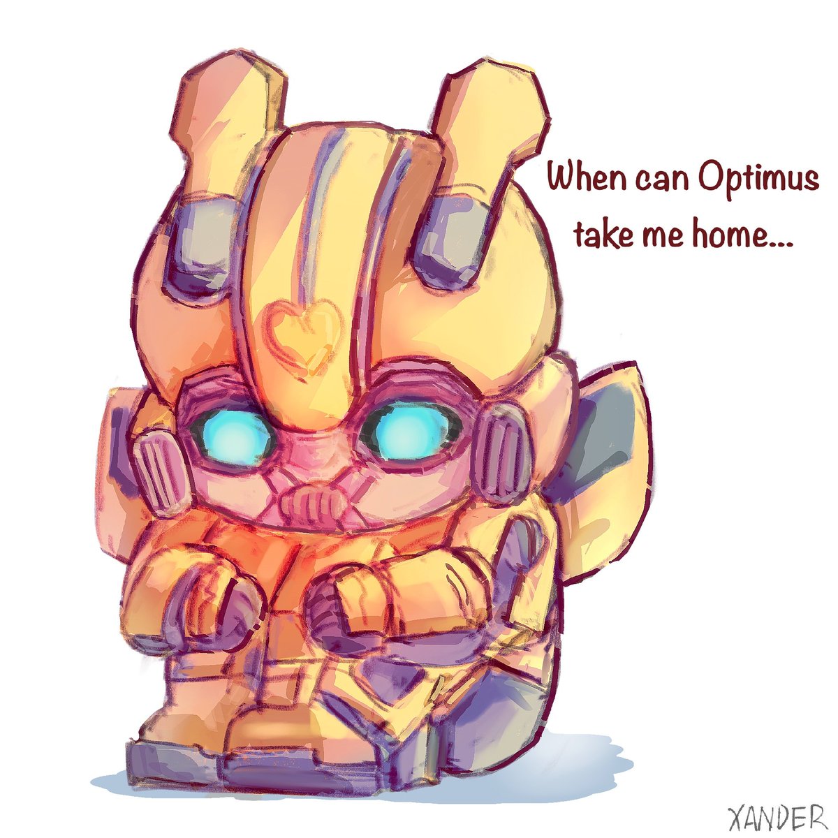 XanderDesolate's tweet photo. Put some paintings from these days
#Opbee #OptimusPrime #Bumblebee #Transformers https://t.co/dDJI37XbpX