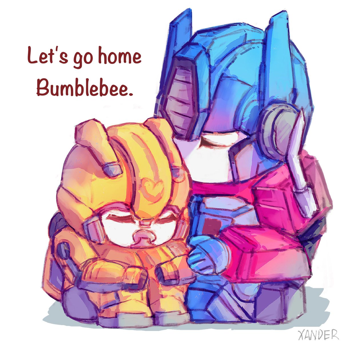XanderDesolate's tweet photo. Put some paintings from these days
#Opbee #OptimusPrime #Bumblebee #Transformers https://t.co/dDJI37XbpX