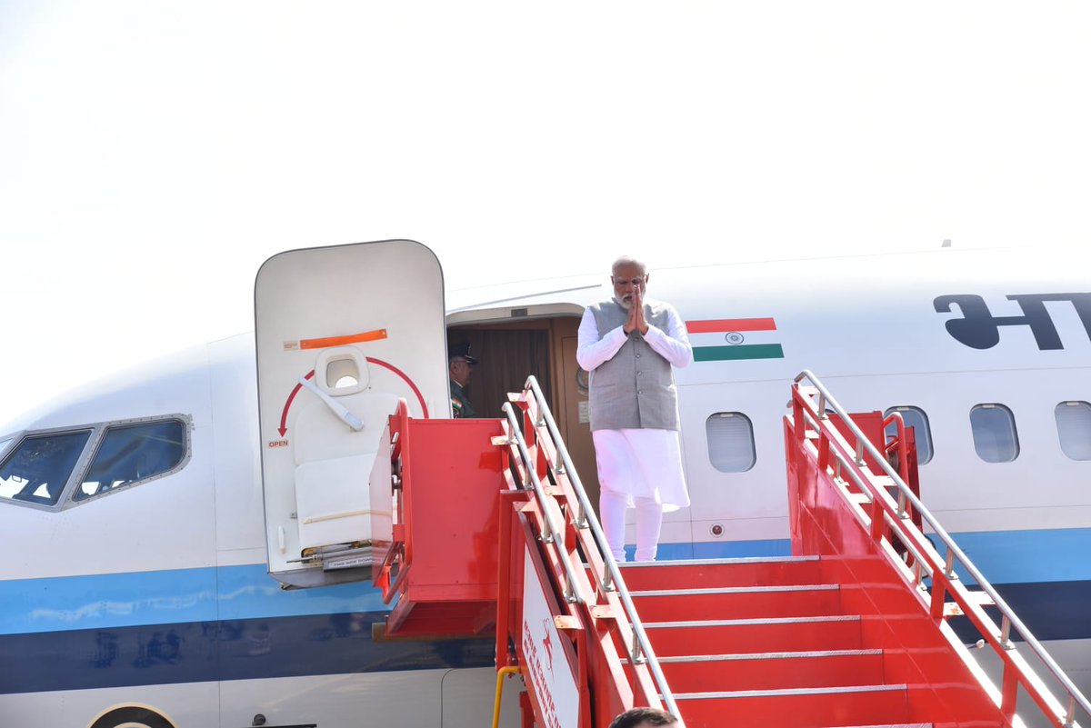 यशस्वी प्रधानमंत्री श्री <a href="/narendramodi/">Narendra Modi</a> जी का मध्‍यप्रदेश की पावन धरा पर हार्दिक स्वागत, वंदन, अभिनंदन...