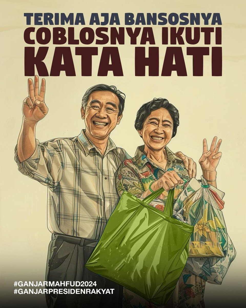 HaleyLuhooo's tweet photo. Ingat kita pilih hanya 5 menit.. tapi dapat menentukan Indonesia dalam 5 tahun kedepan.. Pilih yang Rekam Jejaknya jelas dan berpengalaman.. @ganjar_pranowo @mohmahfudmd Untuk Imdonesia Unggul..

#ganjarmahfudSatSet #Paktelur #ganjarmafud2024 #ganjarmahfudm3nang #fame20 https://t.co/8WtOAYobXz