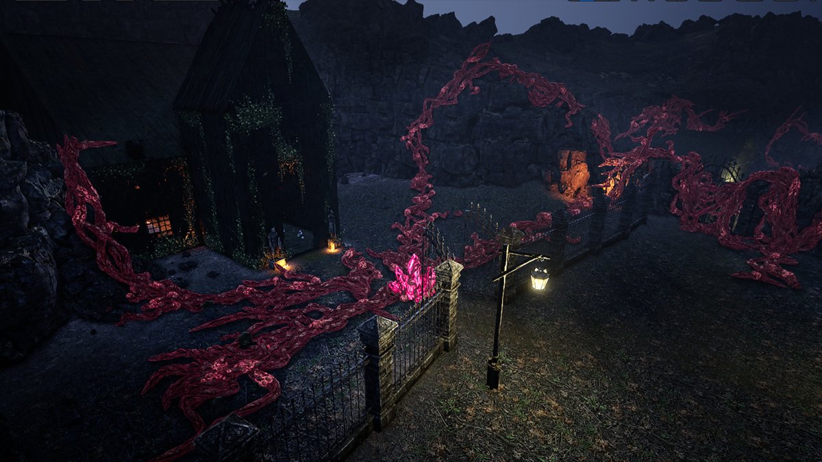 ACS_Games's tweet image. Our procedural corruption system in action! Complete tasks as you play ARPG Kristala to clear the corruption and proceed along your gameplay journey.

#gamedev #indiegamedev #proceduralgeneration #madewithunreal