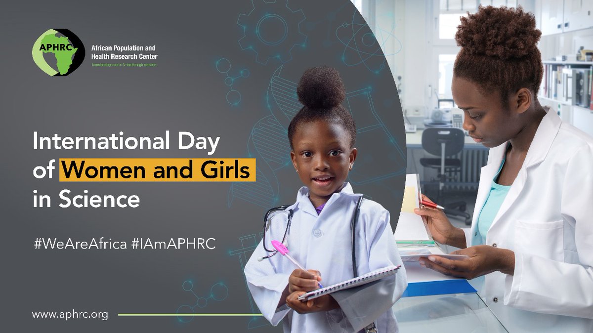 This #WomenInScienceDay we celebrate and honor our exemplary female scientists. Empowering women and girls in science transforms societies! Together, we shape the future of health & population research in Africa & beyond. #WomenAndGirlsInScience #WeAreAfrica #IAmAPHRC