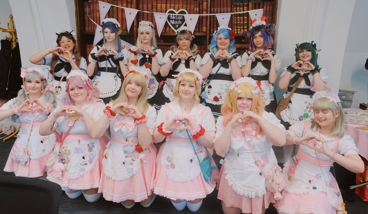 MeianMaids's tweet photo. Minasama! Thank you for the returning home to Toshocon 💖✨ It was lovely to see you all, until next time!~ #maidcafe #meianmaids #toshocon https://t.co/wITG83TTVd
