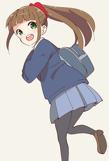 「school uniform scrunchie」 illustration images(Latest)｜5pages