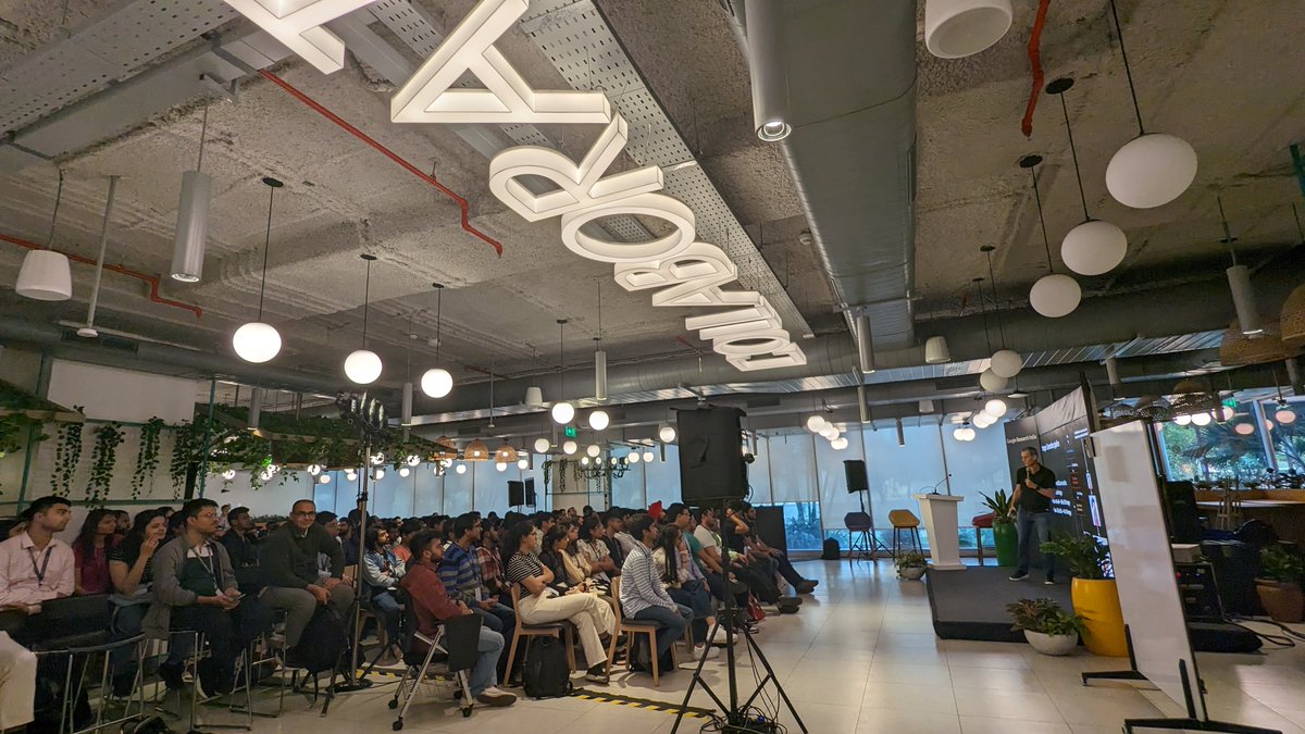lifeatgoogle's tweet photo. Google India is proud to host Dr Jeff Dean, Chief Scientist, Google DeepMind and Google Research in Bangalore at the first-ever Research@ event in India which brought together leading academic researchers, developers, (cont) https://t.co/EWb0ZWqELb https://t.co/0xhBm07BSd