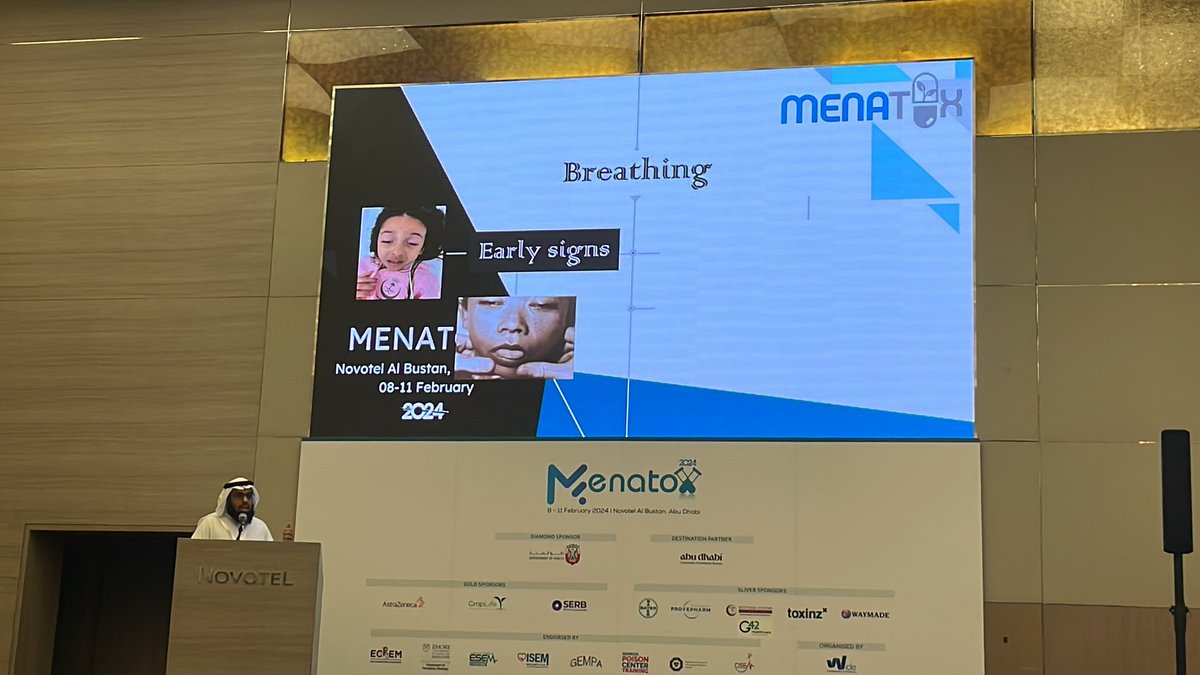 Musa Alfaifi presenting interesting neurotoxic snakebite envenomation cases and management in the Gulf region 🇸🇦🇴🇲🇶🇦🇰🇼🇧🇭🇦🇪#MENATOX2024