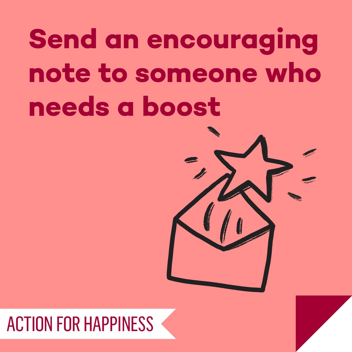 Friendly February - Day 11: Send an encouraging note to someone who needs a boost actionforhappiness.org/friendly-febru… #FriendlyFebruary
