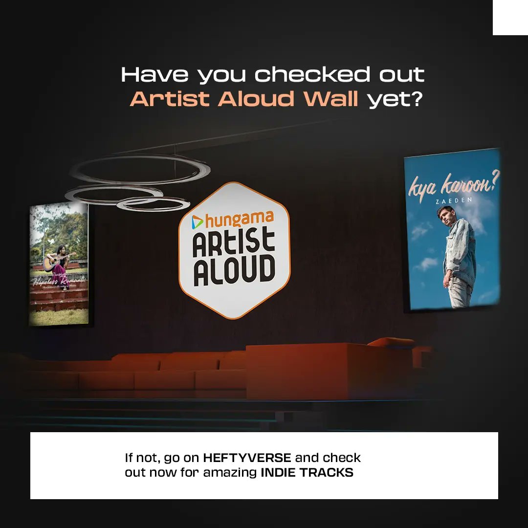 Heftyverse's tweet photo. Immerse yourself in indie vibes! Delve into "Kya Karoon" and "Hopeless Romantic" on Artist Aloud Wall in Heftyverse. Explore now.
https://t.co/IxXhUH4L6X
#Heftyverse #metaverse #thegatewaytoyourmetaverse #watchnow #trending #newrelease #music #exploreheftyverse #explore https://t.co/ZgIs2Ci87W