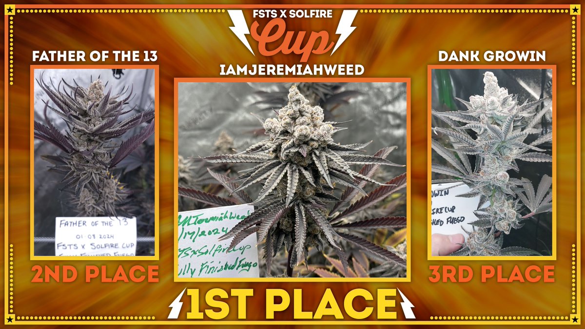 🥇🏆 Huge Shoutout & Thank You to @SolfireGardens 🍓 FX3 🍓 was a fantastic strain to grow! #FX3 #solfiregardens #risewiththephoenix #growyourown #cannabiscommunity