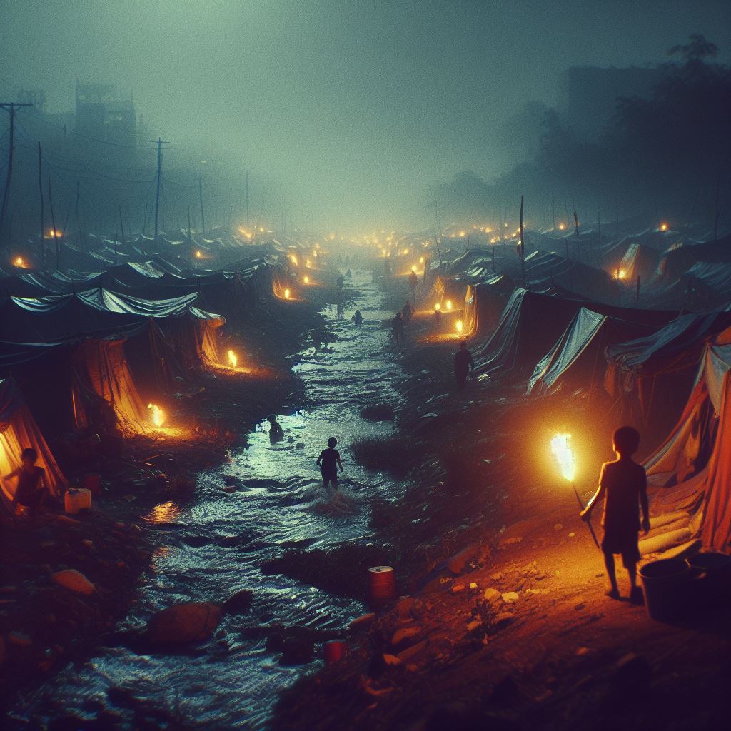 pixelchemist's tweet photo. This could be an editorial photo straight out of the headlines. So sad... it shouldn't be this way.
(ALT contains the prompt)
#AIart #AIArtwork #Dalle3Art #PromptShare #AIArtCommunity #Photography #pixelchemist https://t.co/YxE7vfnNYb