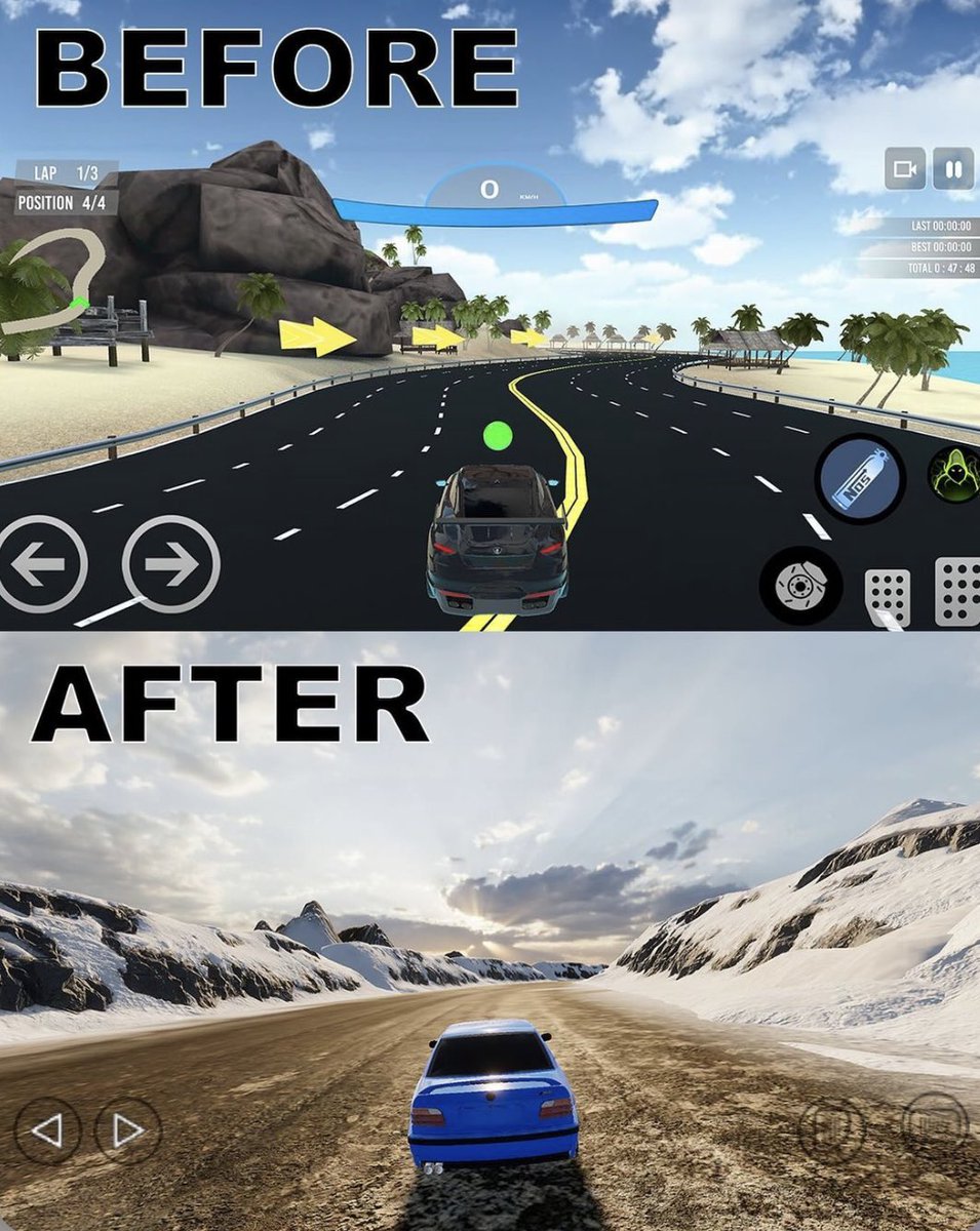 MysticMotorsApp's tweet photo. A major graphics &amp; map update has arrived! Get ready to race in an ultra-realistic environment 🔥🏎️ https://t.co/CZtib7vZZl
