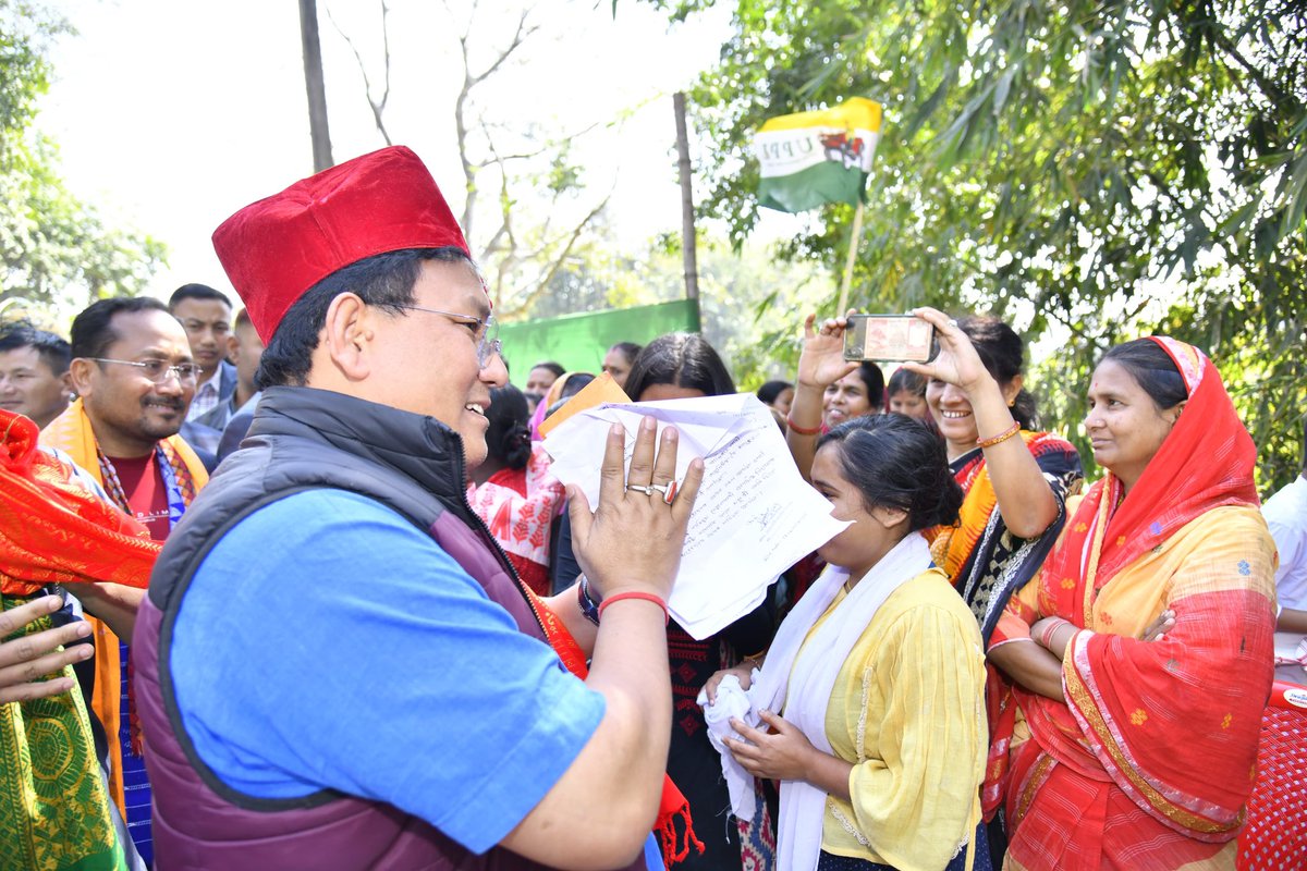 PramodBoroBTR's tweet photo. Laid the Foundation Stones for the following developmental projects today, viz.;

➡️RCC Bridge No. 2/1 ON NH-15 to Benghanabari Jungle Road;

➡️Construction of CC Block Road at Dwimujuli Village;

➡️Construction of Digital Cinema Hall at Rowta, Udalguri.

Was joined by Deputy CEM Shri Gobinda Chandra Basumatary, EM Dr. @nilutswargiary & several dignitaries on the occasions.