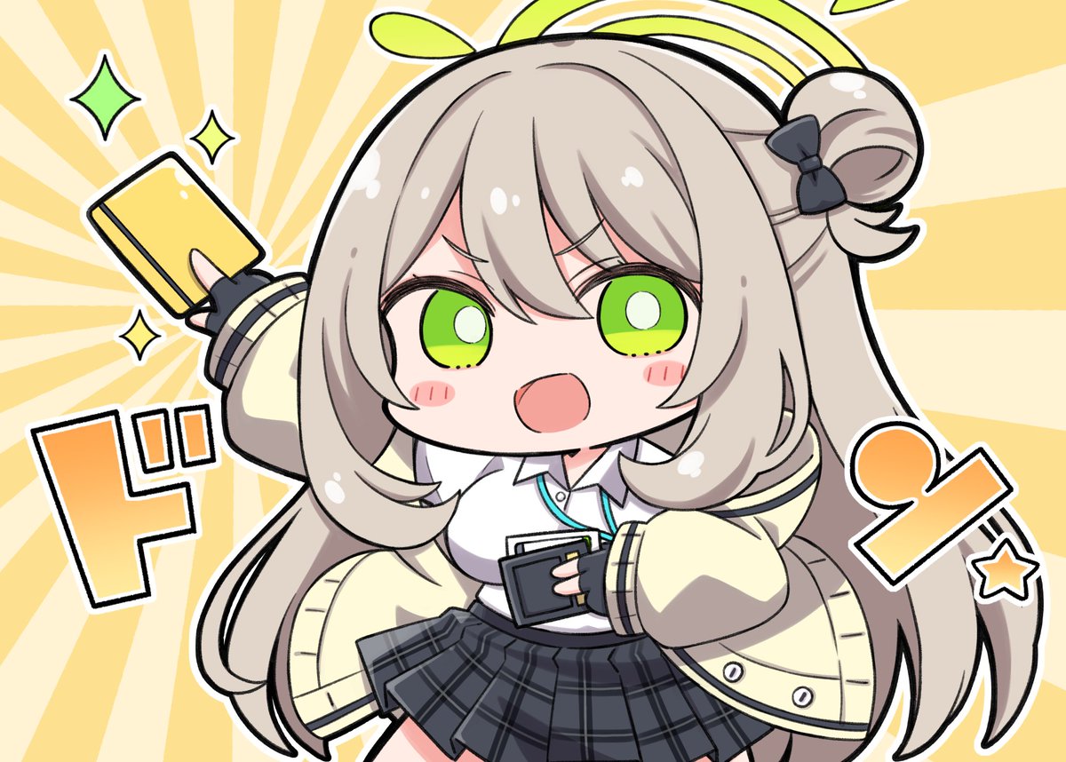 砂狼シロコ(ブルアカ) 「もちもちデフォルメ描いてます#三連休はフォロワーが増えるらしい 」|ねじ。のイラスト