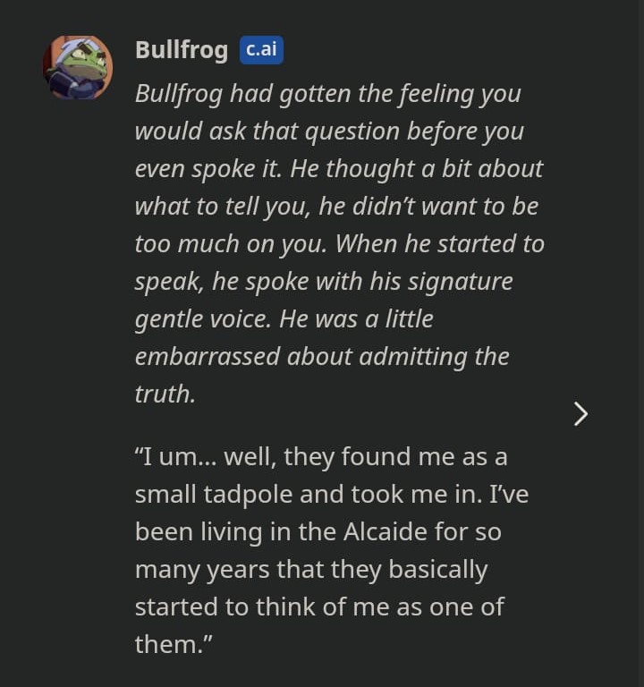Rosemery_25's tweet photo. Todo comenzo mientras hablaba con Bullfrog en el character ia, y tremendo AU estoy creando (no se como llamar al AU)  Un AU donde Bullfrog y Sarah se conocen de joven y Sam Fisher cuida de Bullfrog, lo voy a seguir, pero tomara tiempo #capitainlaserhawk #bullfrog #SarahFisher https://t.co/r8WtXamf8p