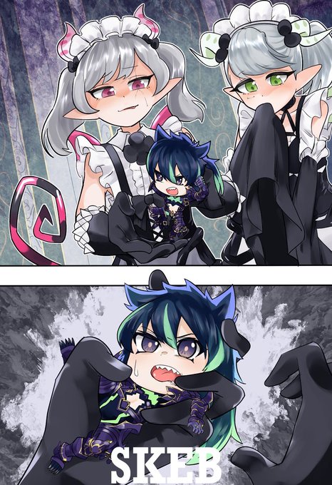 #OCGファンアート 
保定されるライトハートです
あら〜 