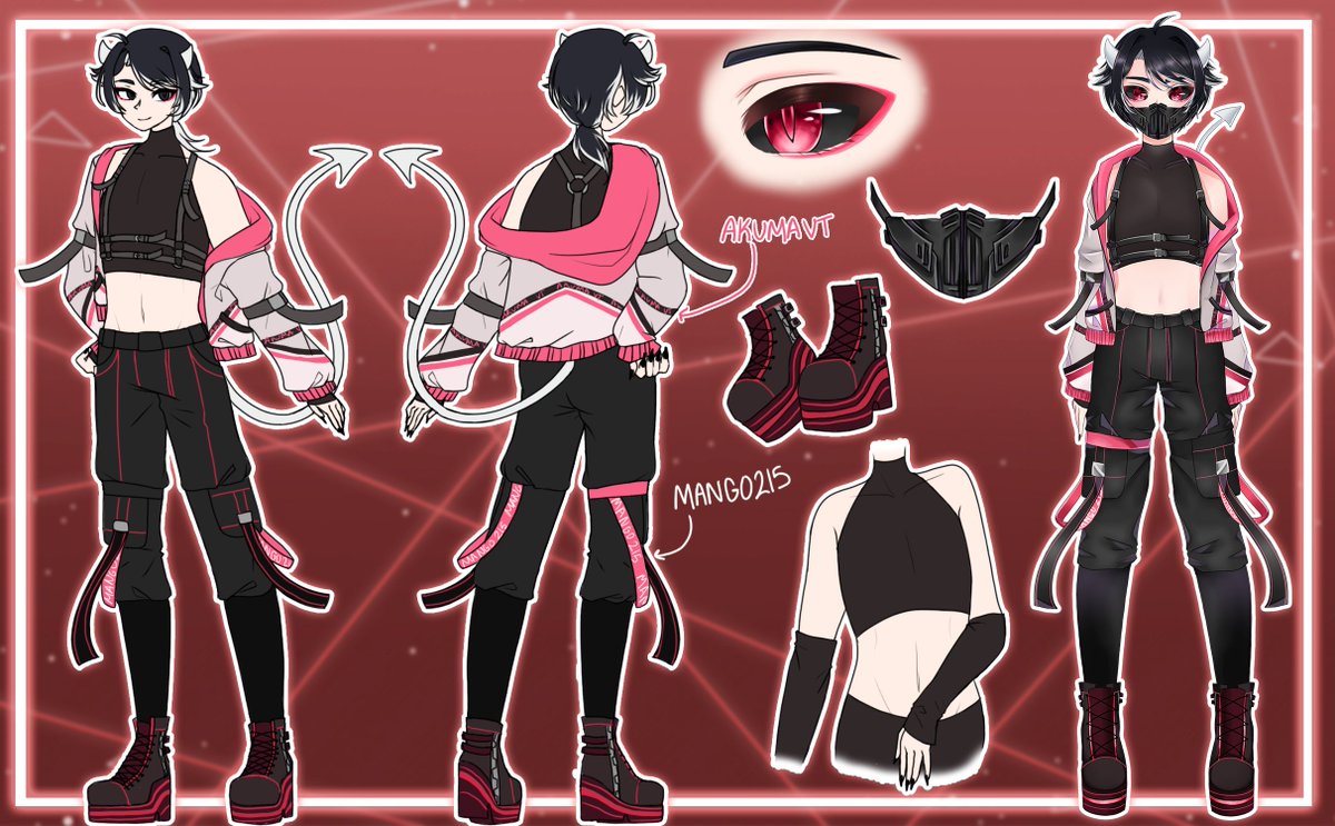 Mango215_'s tweet photo. Techwear Reference Sheet!
Twitch: https://t.co/HdAUw2jPNs
Youtube: https://t.co/3alPUpHtPo
Art Tag: #artsyfruits
Live tag: #Mango21ive
Clips tag: #magoslices
Fan name: Fruits
Moderator name: Devil fruits
Group Name: #Devyable
#Vtuber #ENVtuber #Vtubers #VtubersUprising https://t.co/bAGRDFMTF4
