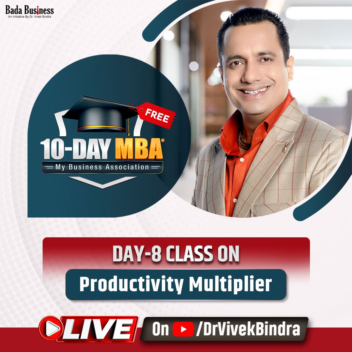 Rajibsingha_'s tweet photo. Business enthusiasts, this is your chance to level up! The 10-Day MBA is your gateway to success. #Join10DayMBA https://t.co/fmOlv0JLrs