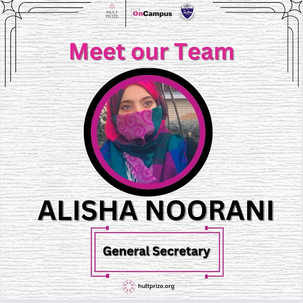 PrizeUop's tweet photo. Alisha Noorani, a beacon of hope and pillar of strength at Hult Prize On-Campus since 2022. With exceptional management skills, she delivers an unparalleled experience for competitors.Thank you, Alisha, for making a difference! 🌟 #HultPrize #ChangeMaker #SocialEnterprise #UOP https://t.co/ngijIG8vg3
