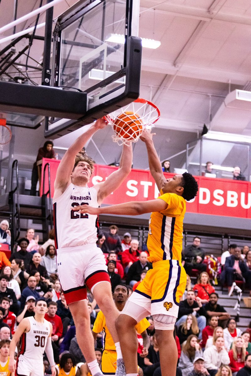 East Stroudsburg University Men’s Basketball defeats West Chester University 103-74 and continues their seven-game winning streak on February 10, 2024.