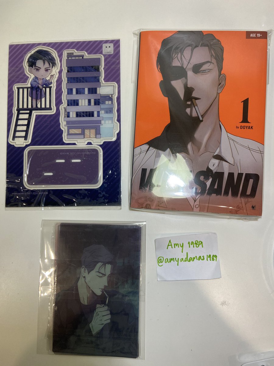 amyadamas1989's tweet image. ขาย wet sand มือสองเล่ม 1 ครบชุดค่า 
รวมส่ง 570 ค่า 
พร้อมโอน เหลือ 550 ค่า #wetsand #ขายหนังสือมือสอง