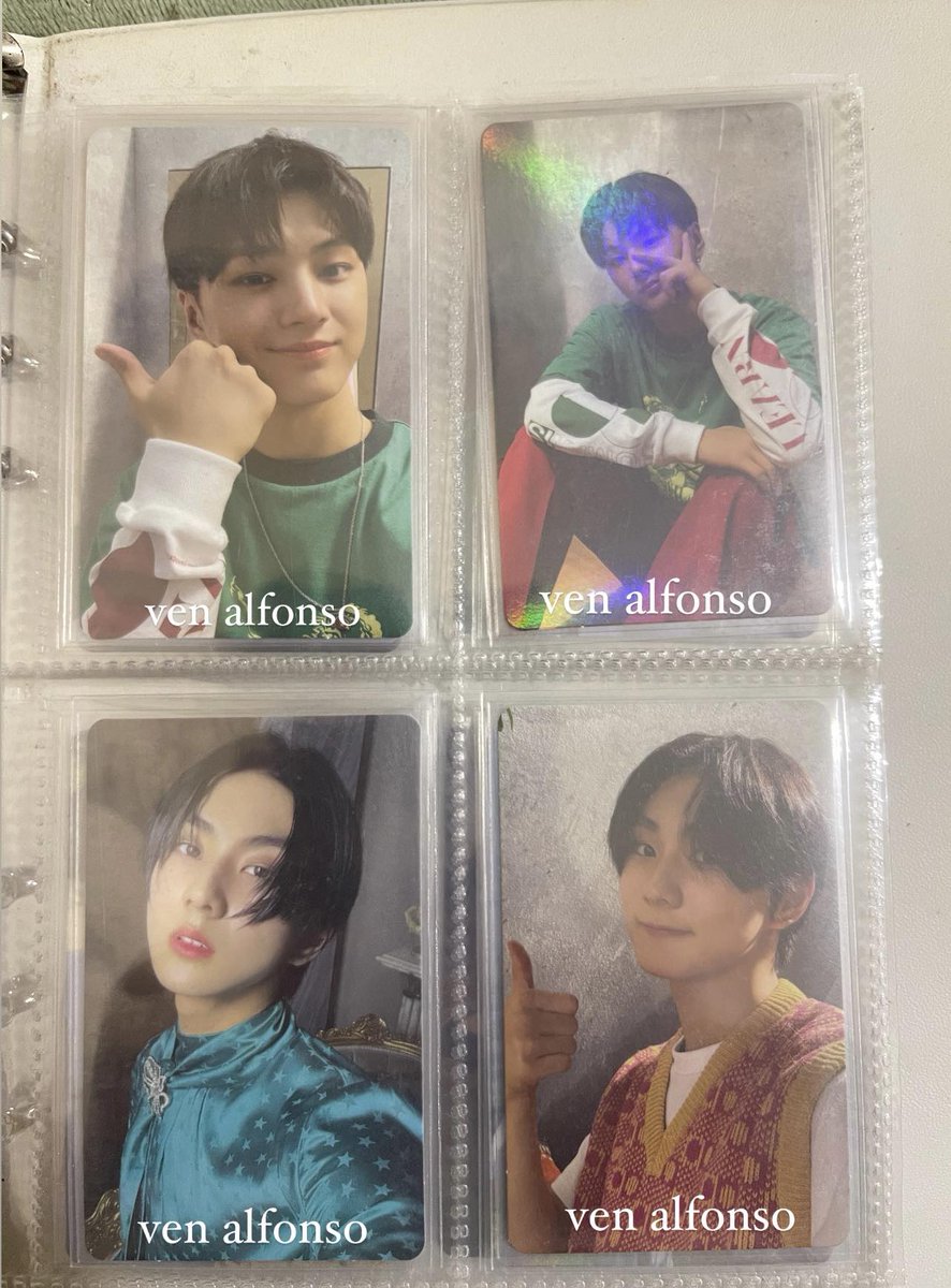 angrypjay's tweet photo. hello! super ia na me sa mp ng merch for enha plus stop collecting for a year na. im thinking of doing qs, can anyone help me to price this polas (plus my d:a no)

-  i have d:d scylla, ody, &amp; chary and b:c hype. hm for unsealed of the said albums rn? https://t.co/xFAjNI5M80