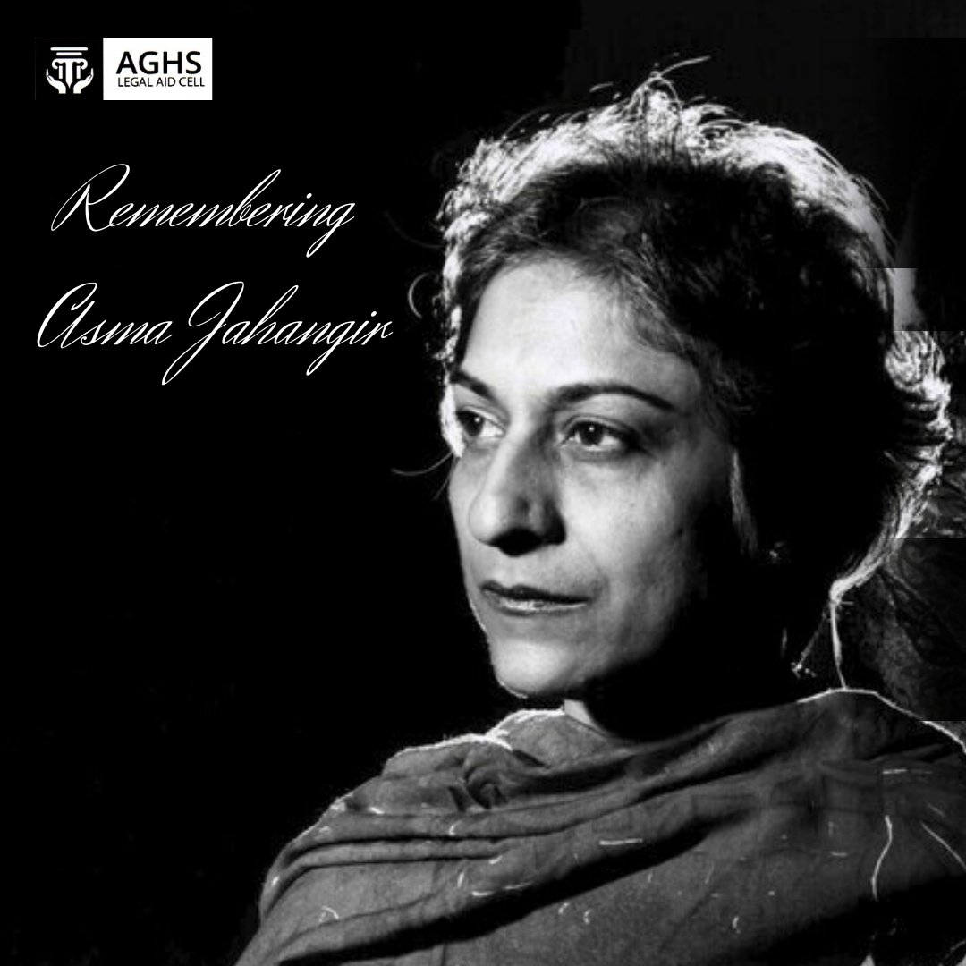 Asma_Jahangir's tweet photo. Remembering our founder, Asma Jahangir on her 6th death anniversary. Asma was not only a celebrated human rights activist and lawyer but also a staunch champion for democracy and the rule of law. The vacuum left by her absence is still felt by women &amp; vulnerable groups even today https://t.co/h8OlZxG7ou