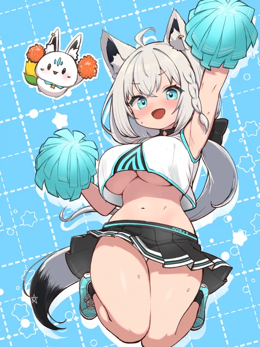 連休だからこそみんな頑張っていくんじゃい!#ホロライブチアリーディング部 
