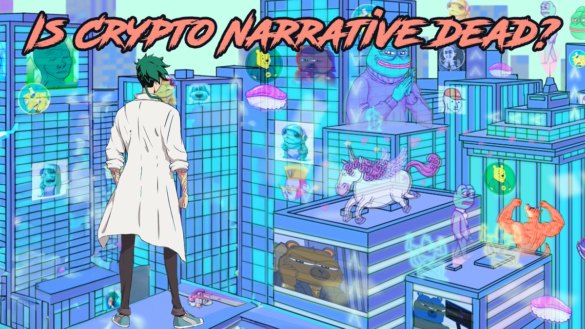 LaLiLuLeL0x's tweet photo. Let's talk about the 🐘 in the🚪! Crypto Narrative!

😱Why does Crypto look like a narrativeless casino, with scalable ZK-L2s, used only to host the next Memes and @Uniswap Copycats?

In this OUTSPOKEN article, I'll dig into the issue that no one wants to talk about!

 👇1/11