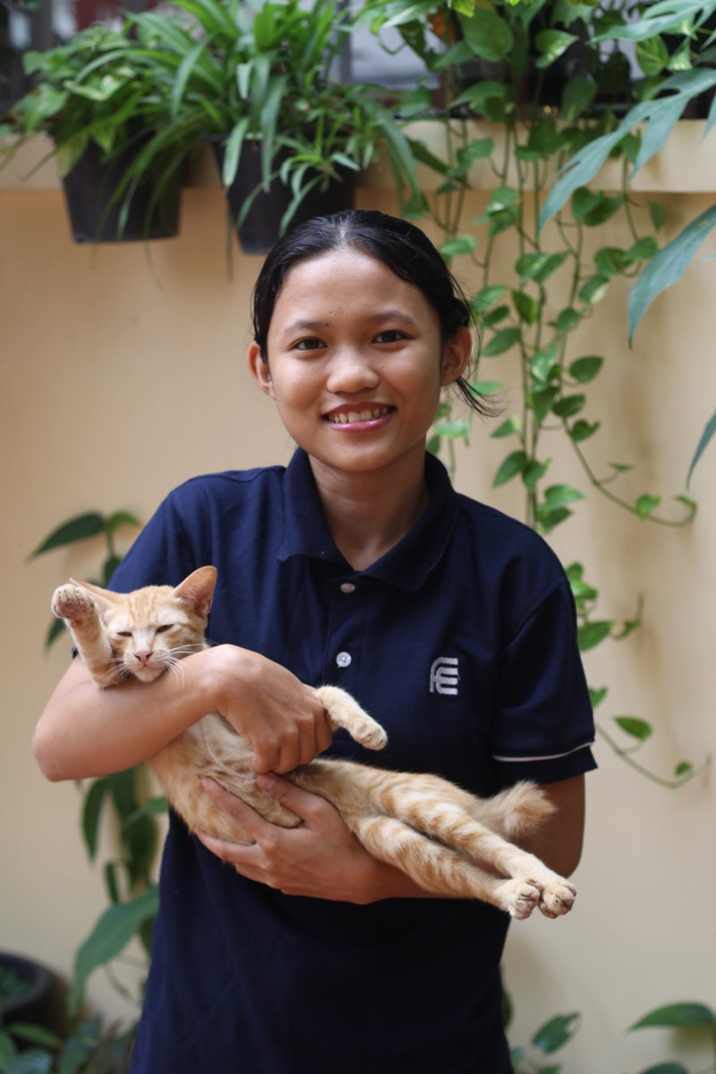 For #InternationalDayofWomenandGirlsinScience, Harpswell bioengineering student Aing Gechngim '25 shared her motivation. For her, Cambodia’s future 'needs youth to create high-quality agricultural products to promote good health for all' which drives her passion in food science.