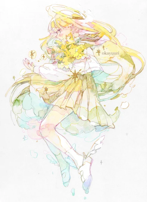mimosa#illustration 