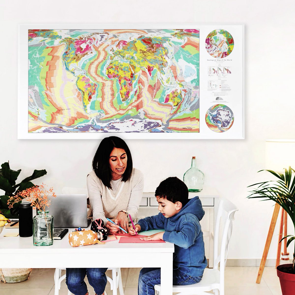 Futuremaps's tweet image. You can use this map to know your Chronostratigraphic units from your Large Igneous Provinces, your Abyssal Plains from your Mid-Oceanic Ridges, OR you could just revel in the extraordinary beauty of mapped data. 😉 🌎 

👉  buff.ly/32E5RA3

#geologyart #worldgeologymap